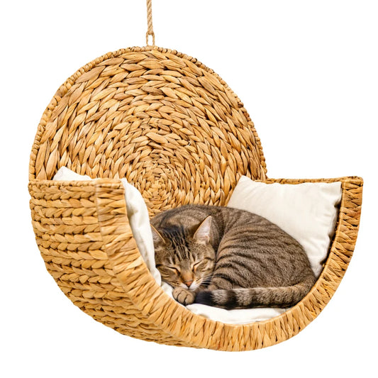 CozyyPaw™ - Handwoven Cat Bed